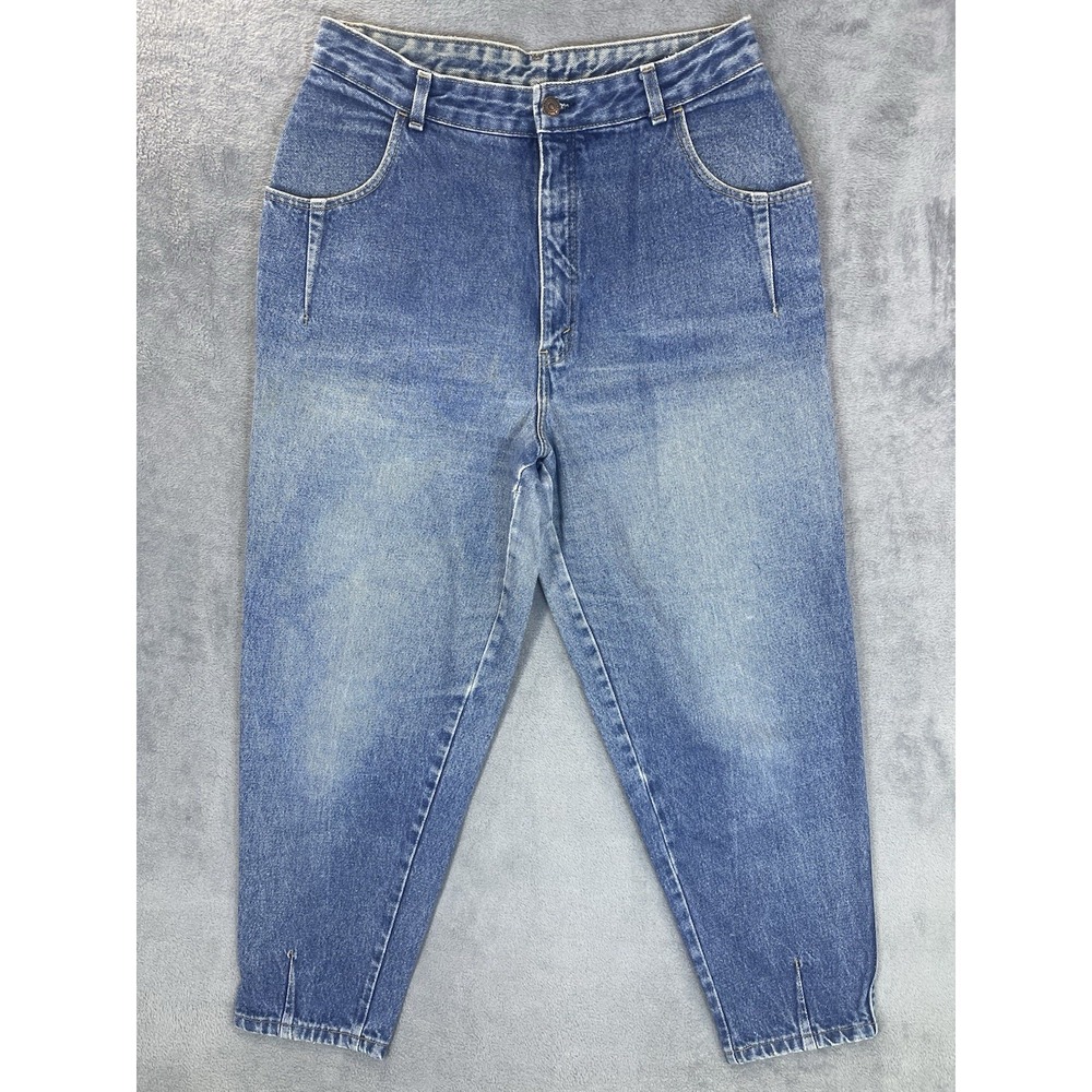 Vintage Levis Misses Jeans Womens‎ 18 Blue High Rise Tapered 1986 Made In USA